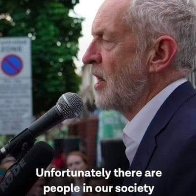 Jeremy Corbyn: “Unfortunately, there are people in our society”