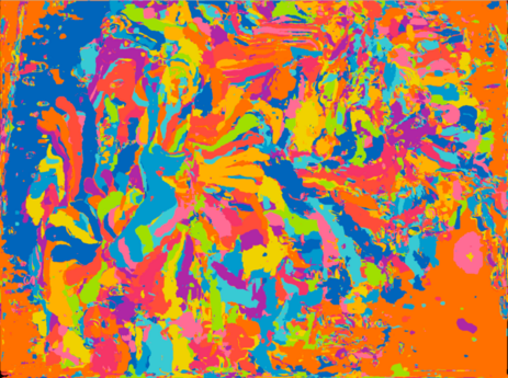 Abstract colorful noisy composition